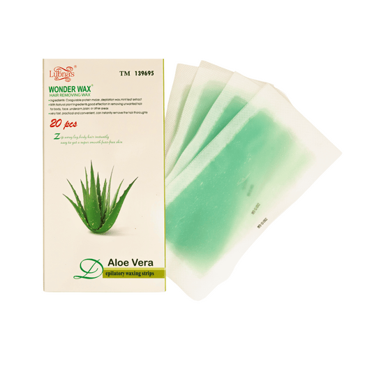 Hair Removing Wax Strips 20PC (AloeVera ) image 0