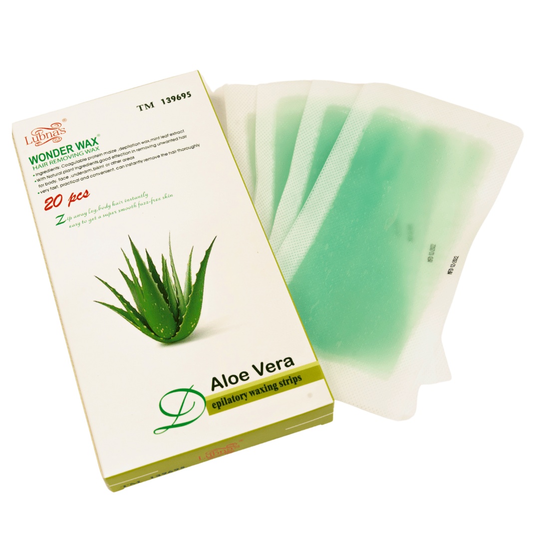Hair Removing Wax Strips 20PC (AloeVera ) image 1