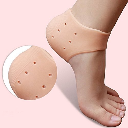 Anti-Crack Silicone Socks – Half Coverage (2 Pairs)