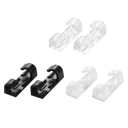 Self-Adhesive Wire Cable Cord Clips – 16 Pcs